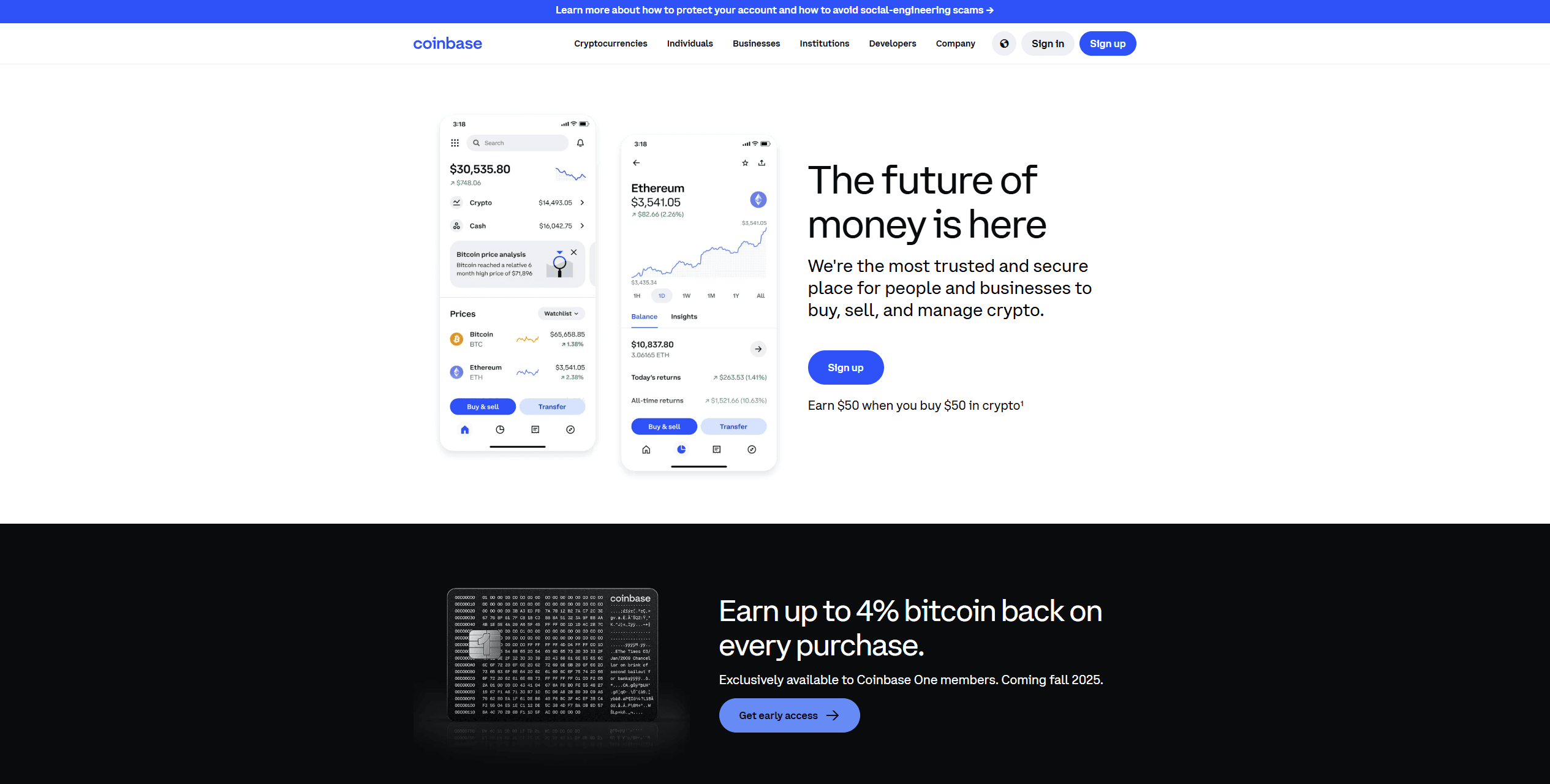 Coinbase Screenshot